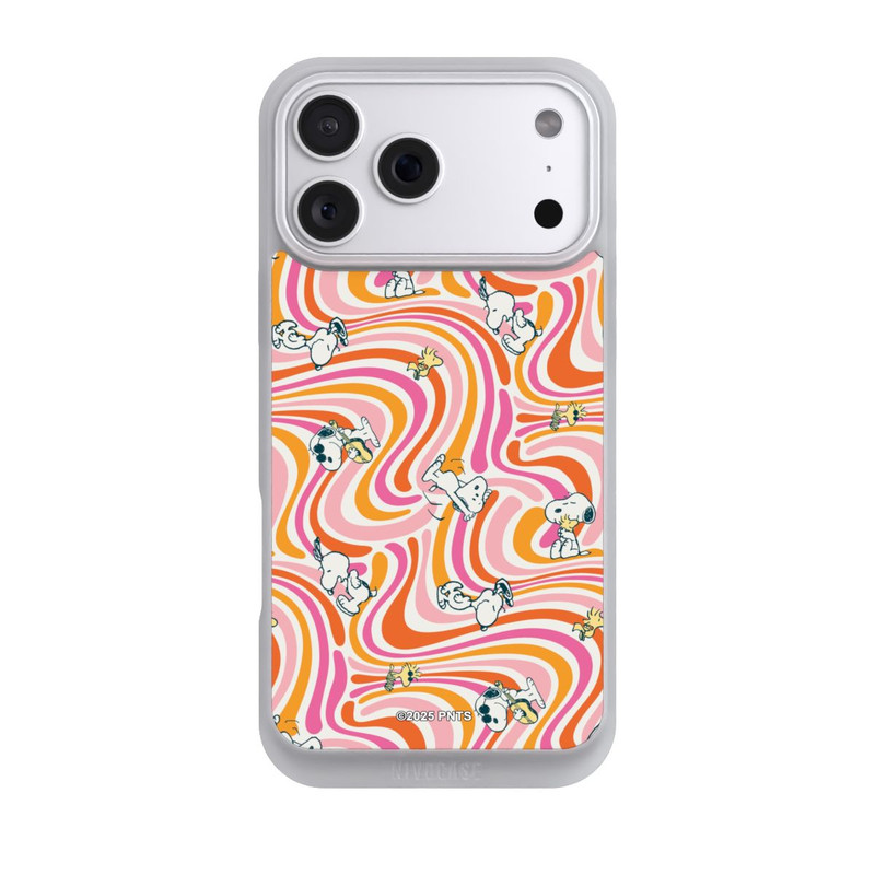 iPhone 18 Pro Max NIVOpure Peanuts Hippie Pattern Orange