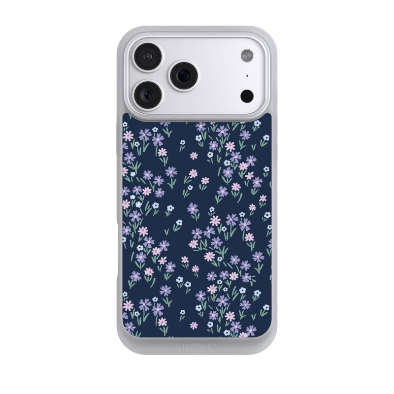 iPhone 18 Pro Max NIVOpure Dark Blue Floral Theme