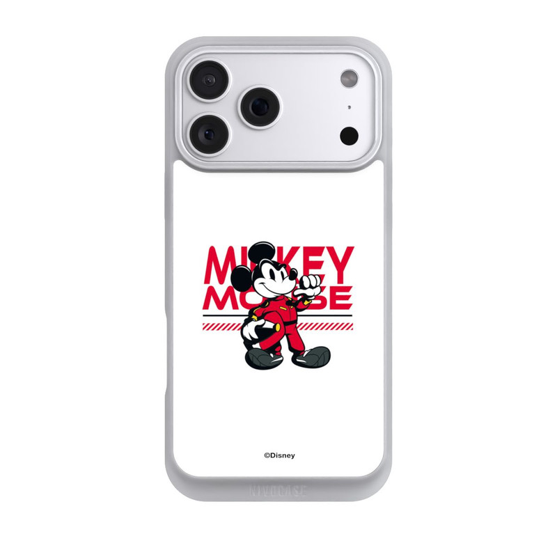 iPhone 18 Pro Max NIVOpure Micky Maus Rennfahrer Weiß