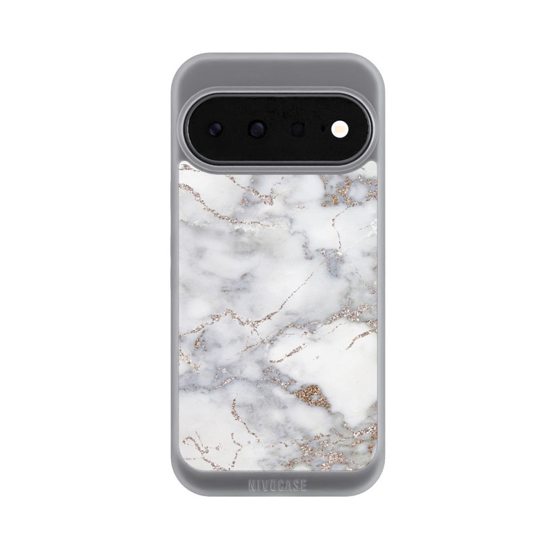 Pixel 11 NIVOpure Silberglitzer Marmorlook