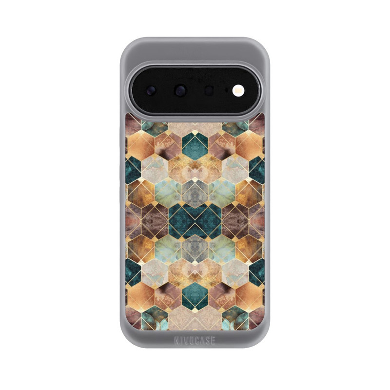 Pixel 11 NIVOpure Naturfarbene Sechsecke und Diamanten