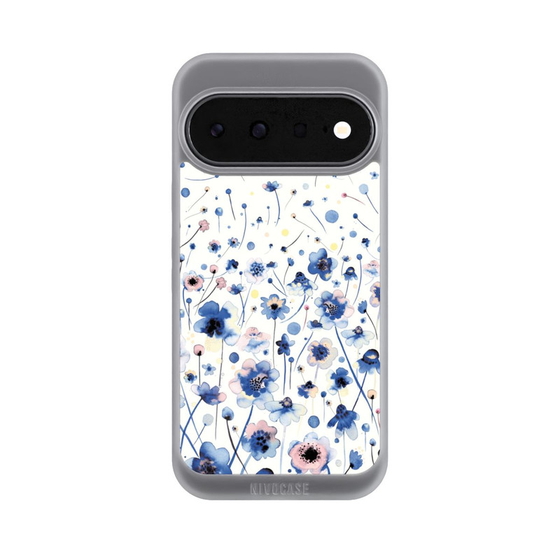 Pixel 11 NIVOpure Watercolor Ink Blue Flowers
