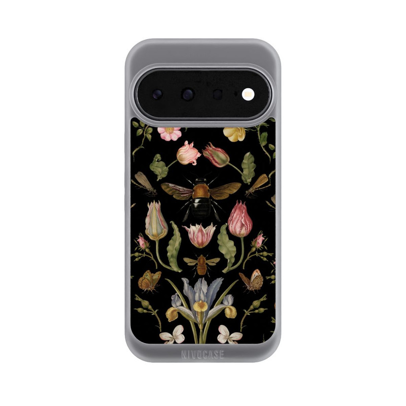 Pixel 11 NIVOpure Fleurs Sauvages et Abeilles Fond Noir