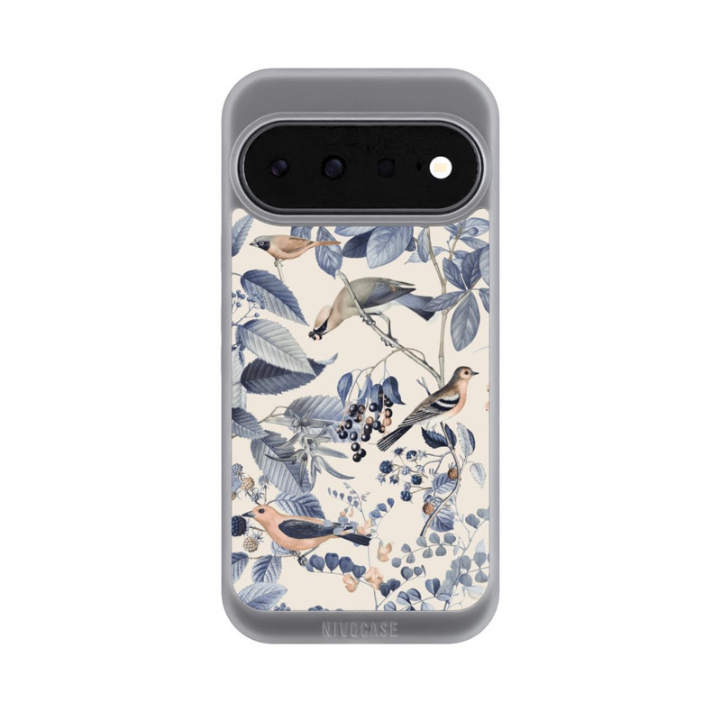 Pixel 11 NIVOpure Vögel und Beeren in Beige