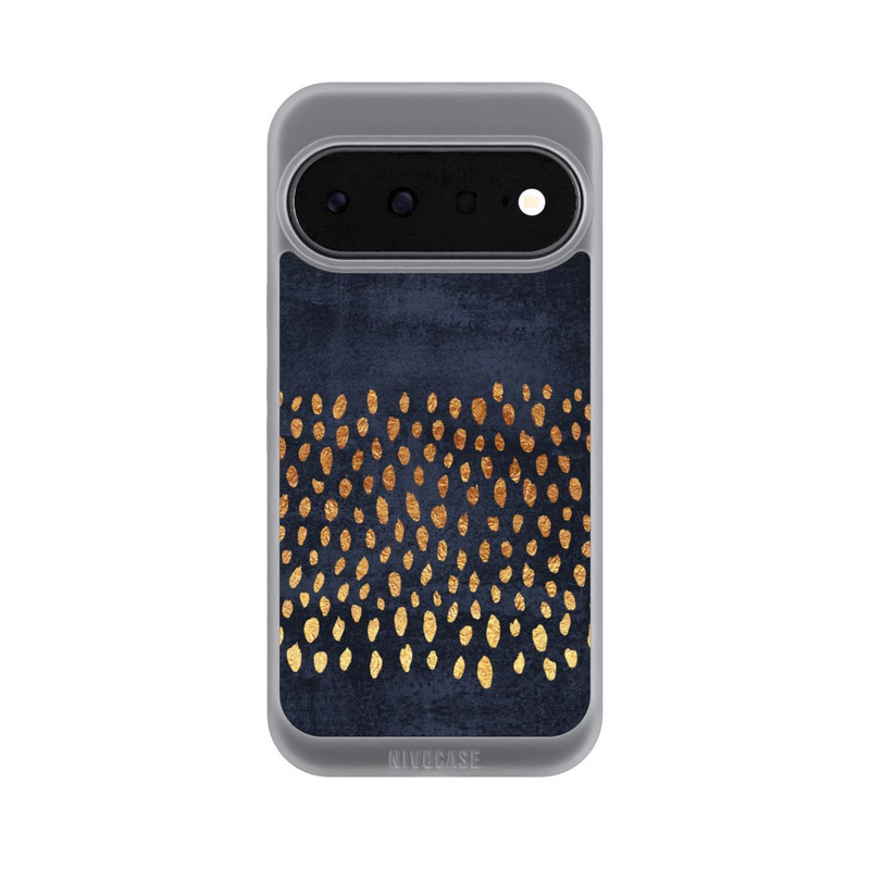 Pixel 11 NIVOpure Muster Gold und Marine