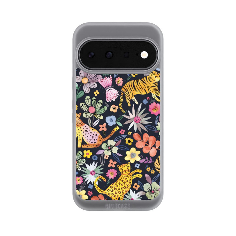 Pixel 11 NIVOpure Frühlingsblumen mit Tiger schwarz