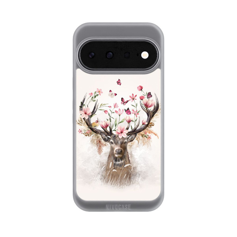 Pixel 11 NIVOpure Hirsch Blumen Geweih