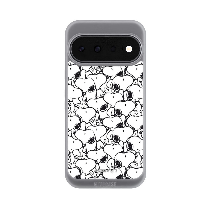 Pixel 11 NIVOpure Snoopy Muster Schwarz und Weiß