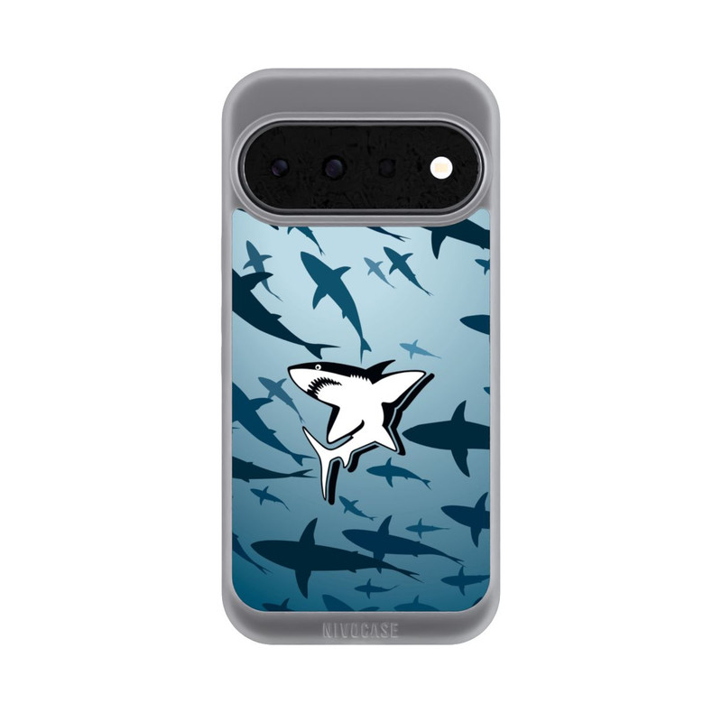 Pixel 11 NIVOpure Haie Muster Blau