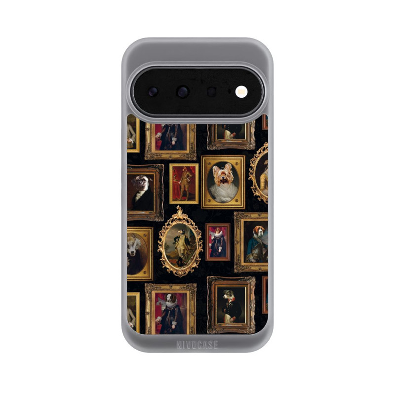 Pixel 11 NIVOpure Bilderrahmen Muster Hunde altmodisch mit KI