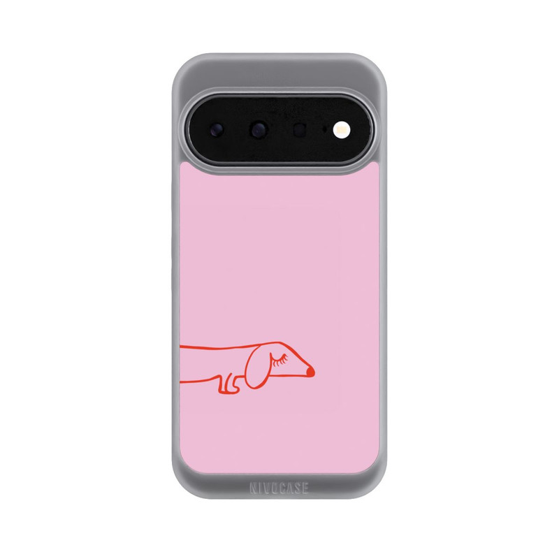 Pixel 11 NIVOpure Dachshund Illustration Pink