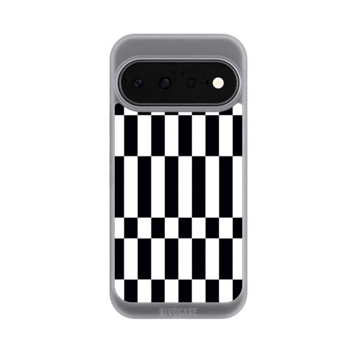 Google Pixel 11 NIVOpure Checked Abstract Bold Black and White Color Block