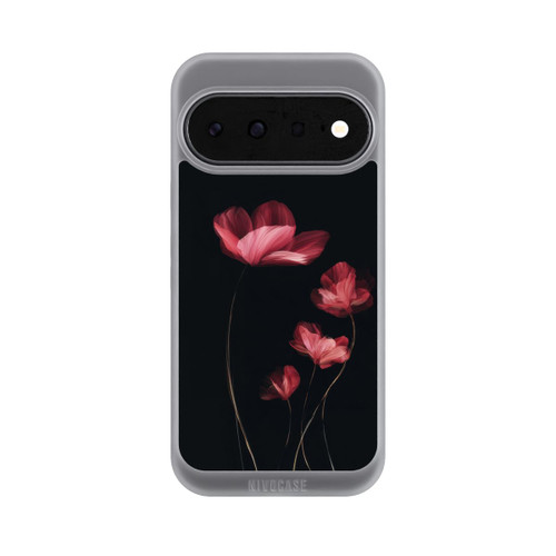 Google Pixel 11 NIVOpure Burgunder Blüten schwarz