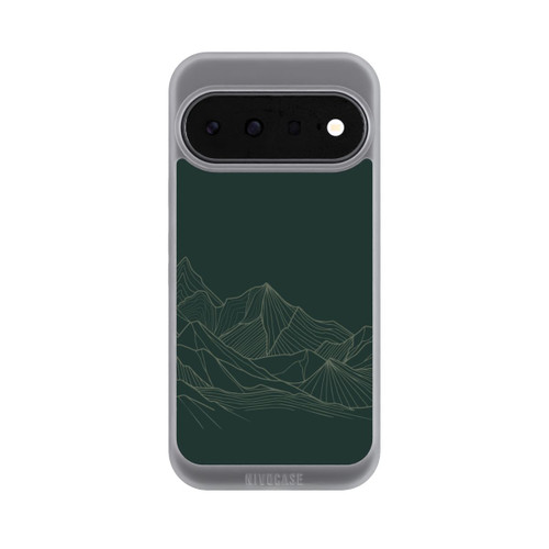 Google Pixel 11 NIVOpure Berg Line Art Grün