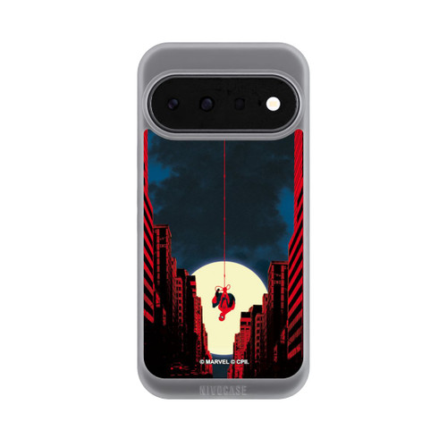 Google Pixel 11 NIVOpure Spider-Man Marvel between Skyscrapers