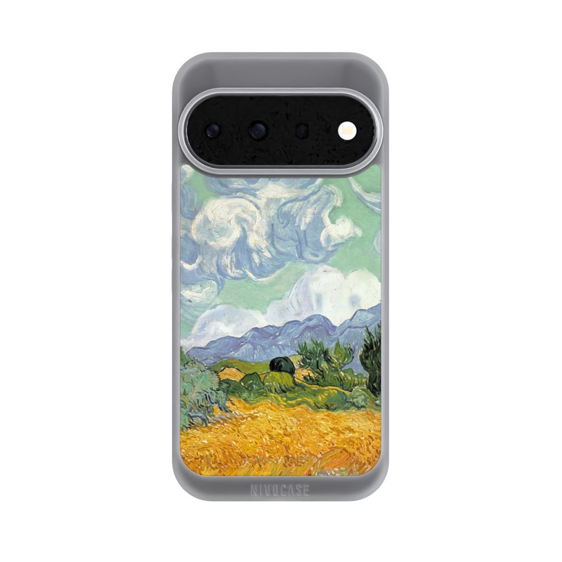 Pixel 11 Pro NIVOpure Weizenfeld mit Zypressen