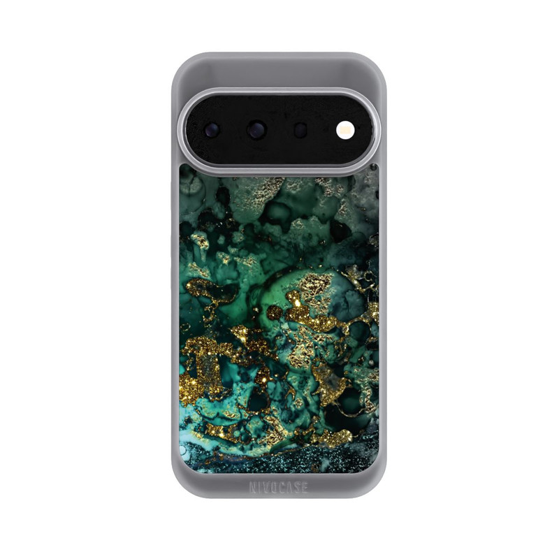 Pixel 11 Pro NIVOpure Cyan Glitzer Marmorlook