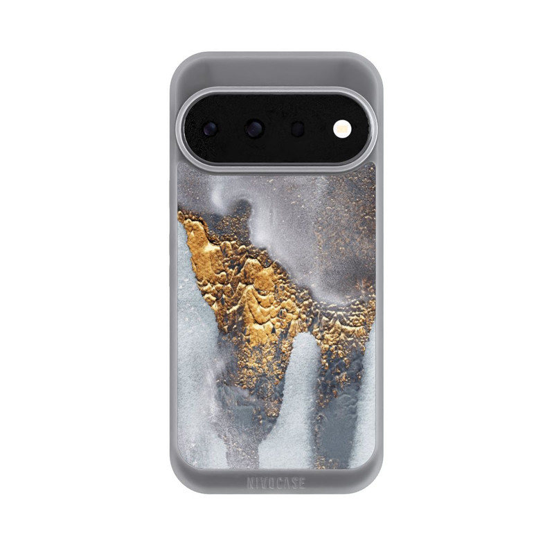 Pixel 11 Pro NIVOpure Beton-Gold-Glitzerlook
