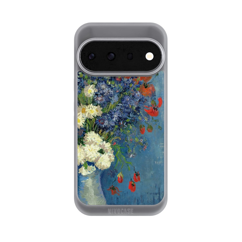 Pixel 11 Pro NIVOpure Stillleben Vase mit Kornblumen und Mohnblumen von Vincent Van Gogh