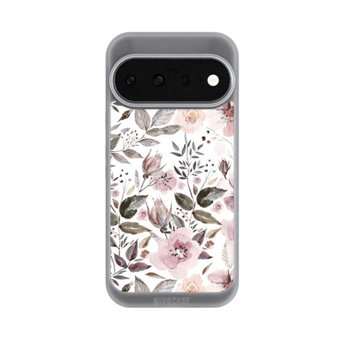 Google Pixel 11 Pro NIVOpure Aquarelle Fleurs Roses Brunes