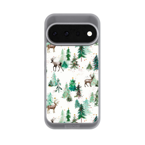 Google Pixel 11 Pro NIVOpure Cerfs et arbres de Noël d'hiver