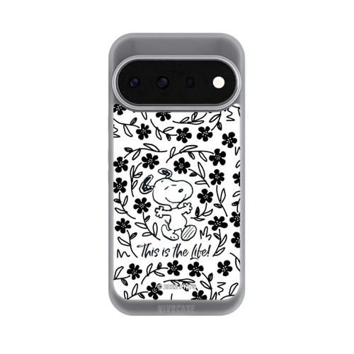 Google Pixel 11 Pro NIVOpure Snoopy schwarz und weiß This Is The Life