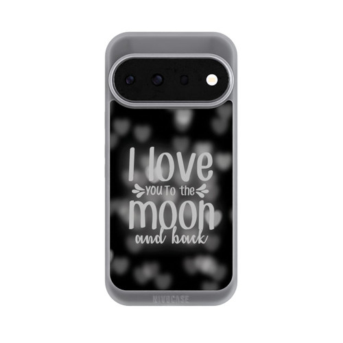 Google Pixel 11 Pro NIVOpure I Love You to The Moon And Back Black Hearts