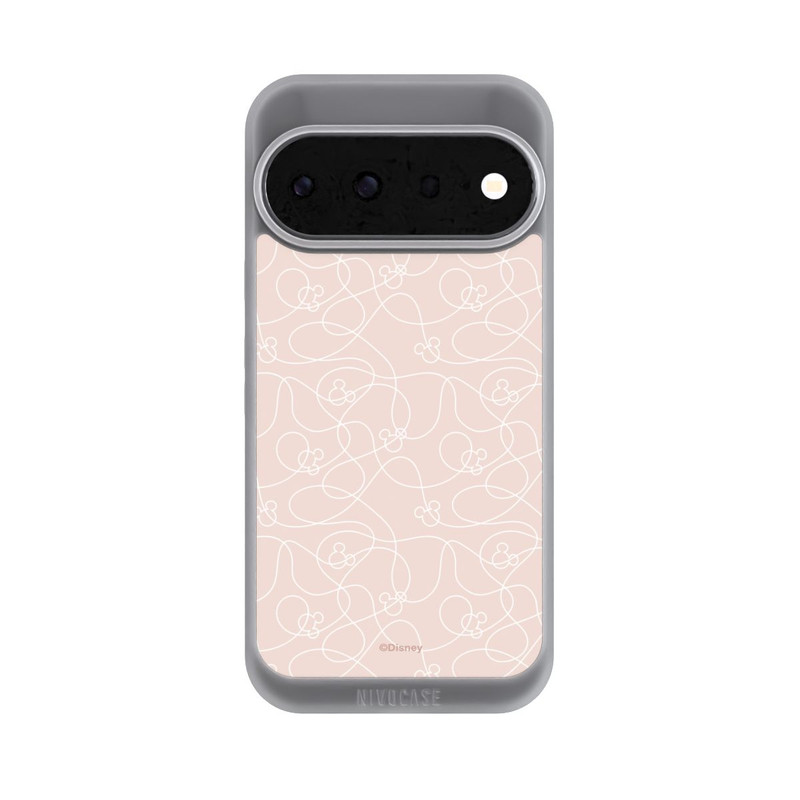 Pixel 11 Pro NIVOpure Micky Line Art Muster Rosa