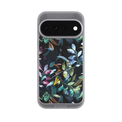 Google Pixel 11 Pro NIVOpure Aquarelle Feuilles Mystiques Noir