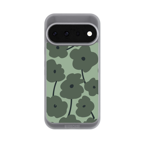 Google Pixel 11 Pro NIVOpure Fleurs Minimalistes Vertes