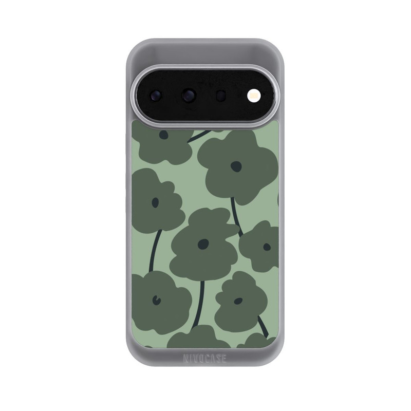 Pixel 11 Pro NIVOpure Fleurs Minimalistes Vertes