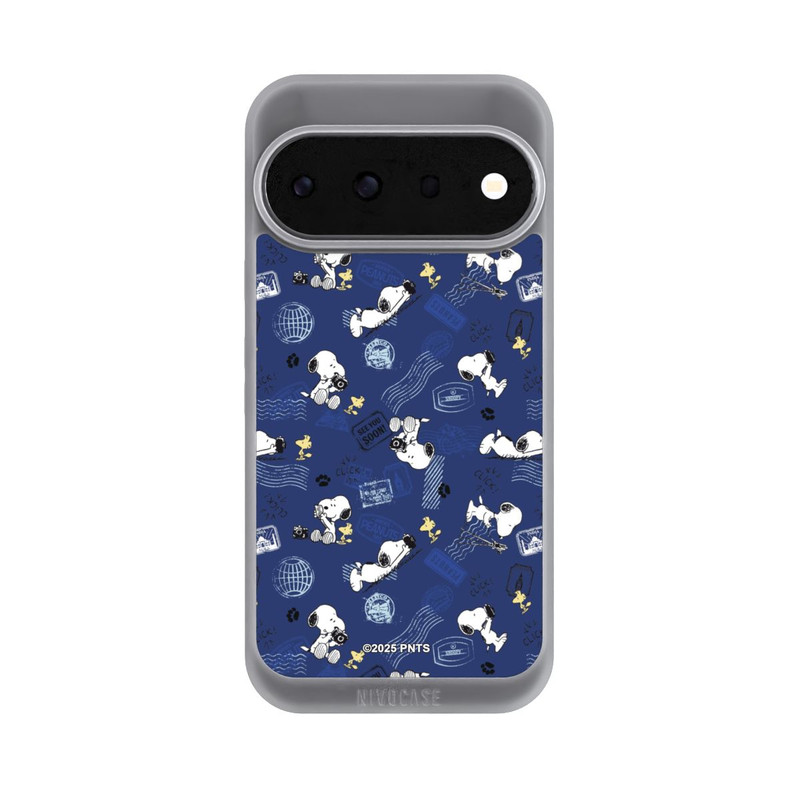 Pixel 11 Pro NIVOpure Peanuts Travel Stamps Pattern Blue