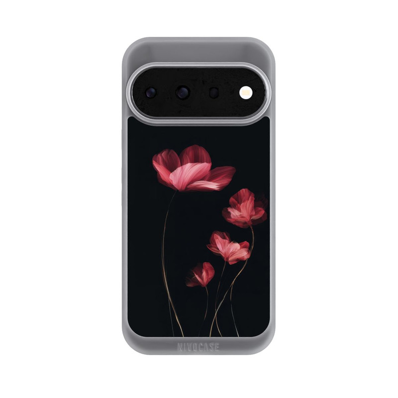 Pixel 11 Pro NIVOpure Fleurs Bordeaux Noires