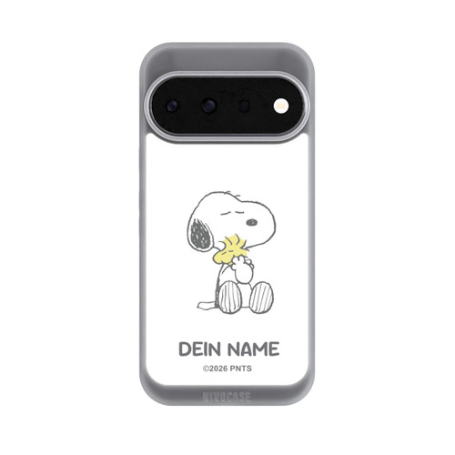 Google Pixel 11 Pro NIVOpure Snoopy And Woodstock Cuddling Personalisierbar