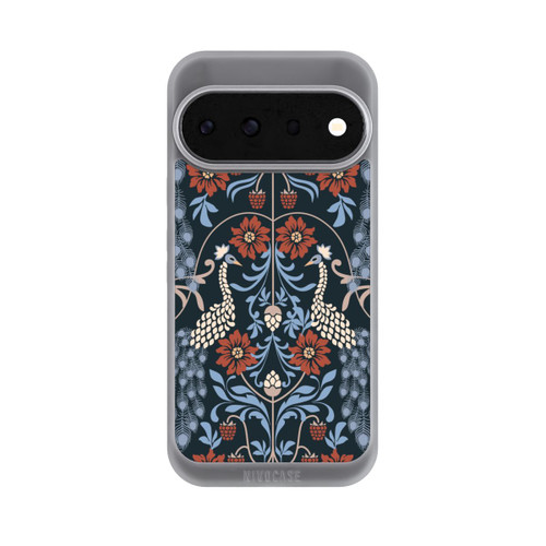 Google Pixel 11 Pro NIVOpure Vintage Peacock Garden Arts and Crafts Floral Dark