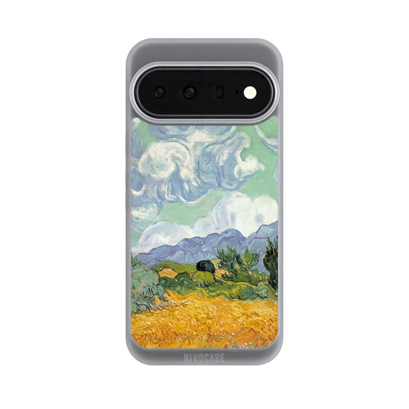 Pixel 11 Pro XL NIVOpure Weizenfeld mit Zypressen