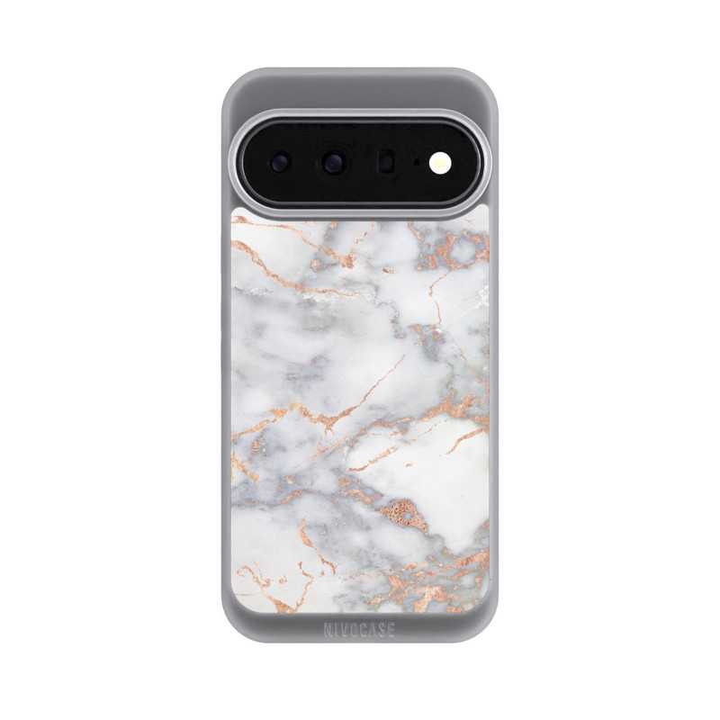 Pixel 11 Pro XL NIVOpure Marbre Blanc et Doré