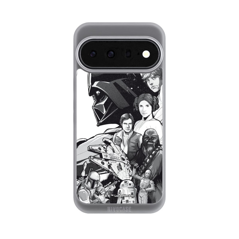 Pixel 11 Pro XL NIVOpure StarWars Charaktere - Schwarz-Weiß