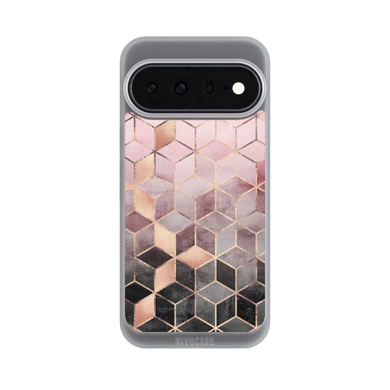 Pixel 11 Pro XL NIVOpure Pink-grauer Farbverlauf Würfel Druck