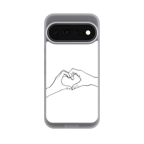 Google Pixel 11 Pro XL NIVOpure Herz Hände Line Art
