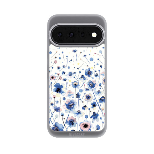 Google Pixel 11 Pro XL NIVOpure Aquarelltinte blaue Blumen