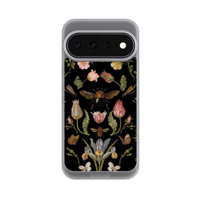 Pixel 11 Pro XL NIVOpure Wildblumen und Biene Schwarz