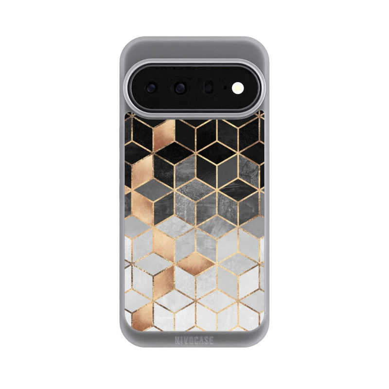 Pixel 11 Pro XL NIVOpure Würfel dunkel und gold