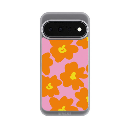 Google Pixel 11 Pro XL NIVOpure Retro floral pattern pink and orange