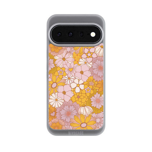 Google Pixel 11 Pro XL NIVOpure Retro Flower Walpaper Yellow