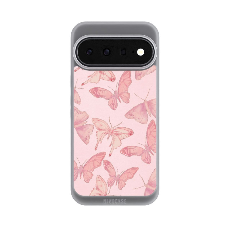 Pixel 11 Pro XL NIVOpure Tanzende rosa Schmetterlinge mit KI