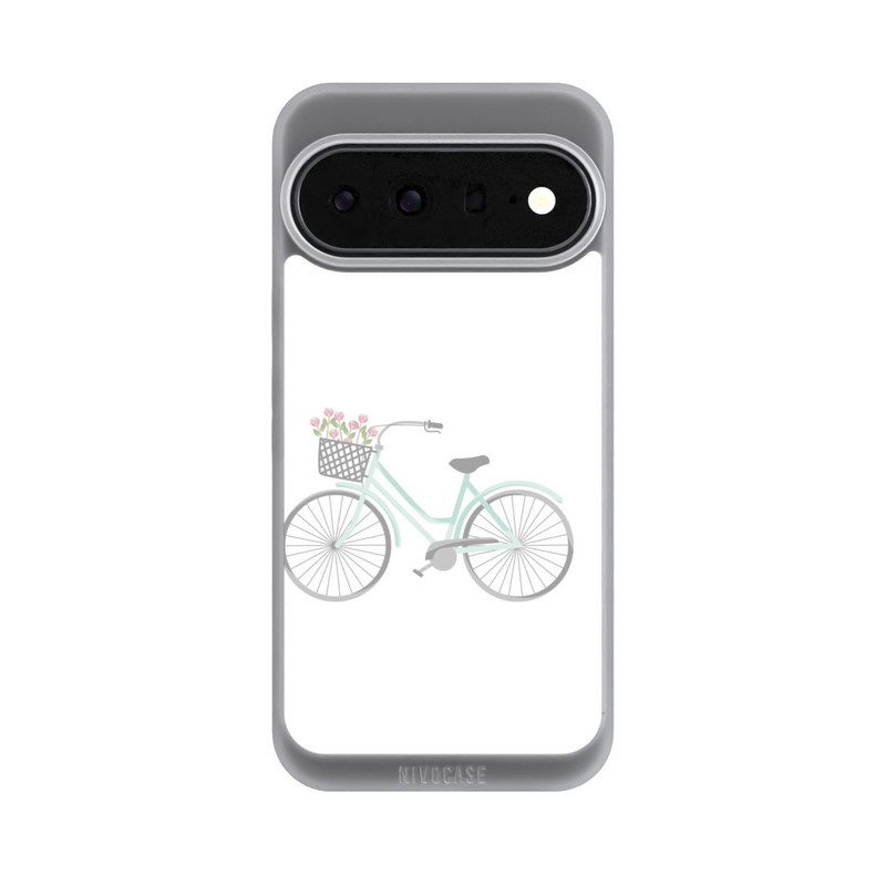 Pixel 11 Pro XL NIVOpure Retro Fahrrad weißer Hintergrund 