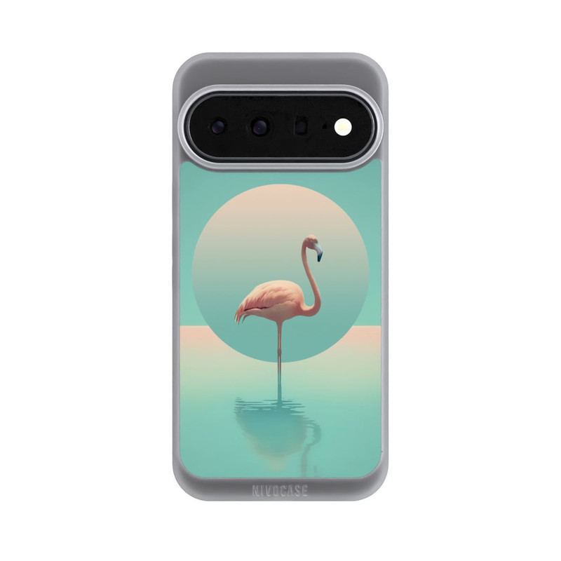 Pixel 11 Pro XL NIVOpure Flamant dans la piscine