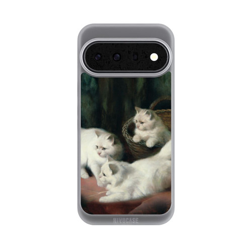 Google Pixel 11 Pro XL NIVOpure Three White Angora Kittens