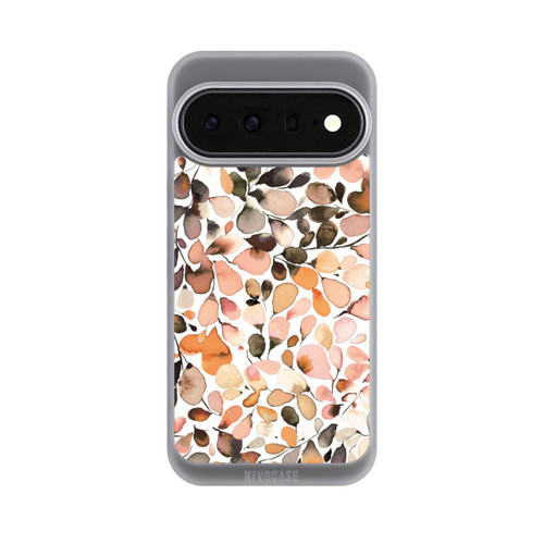 Google Pixel 11 Pro XL NIVOpure Eukalyptus Aquarellblätter Dunkelbraun Herbst